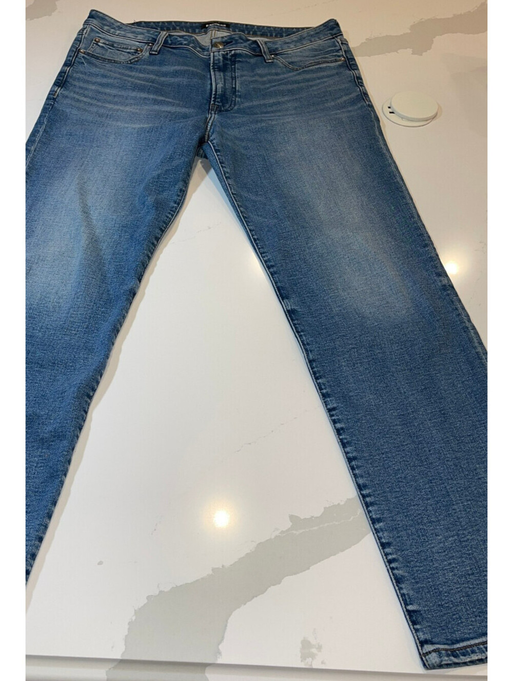 DESIGNER EXPRESS COTTON BLEND DENIM BLUE JEANS PANTS MENS SIZE 36x32 36 x 32